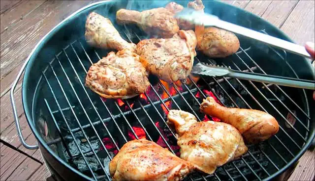 Cook Chicken on a Weber Charcoal Grill
